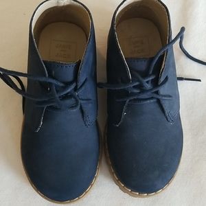 Navy Nubuck boots
